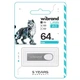 USB флеш накопичувач Wibrand 64GB Irbis Silver USB 2.0 (WI2.0/IR64U3S) - зображення 2