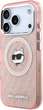 Etui plecki Karl Lagerfeld IML Choupette Head Logo MagSafe do Apple iPhone 17 Pro Max Pink (3666339499402) - obraz 2