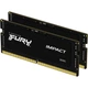 Модуль пам\'яті для ноутбука SoDIMM DDR5 64GB (2x32GB) 5600 MHz FURY Impact Kingston Fury (ex.HyperX) (KF556S40IBK2-64) - зображення 1