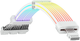Подовжувач для блоку живлення GameMax 12VHPWR 3*8PIN to PCIe 5.0 White (12VHPWR CABLE-WH) - зображення 1