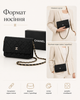 Сумка-клатч Chanel Classic Wallet чорна — жіноча шкіряна сумка через плече з ланцюжком і коробкою - зображення 3