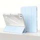 Чохол iPad 10/11 A16 2022-2025 Acrylic Clear Frame Pen Slot light blue - зображення 2