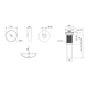Раковина накладная 400х400х155 мм Qtap Owl White + Донный клапан PU02 - изображение 2