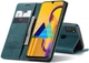 Чехол-книжка CaseMe из нубука для Samsung Galaxy M30s/M21 Бирюзовый - изображение 3