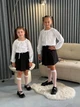 Рубашка для девочек 006р1346 белый 152 - изображение 1