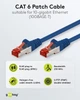 Патч-корд Goobay RJ45 SFTP6 3.0m patch AWG28 LSOH D=6.0mm Cu PoE+ синій(75.06.8269) - изображение 2