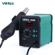 Термовоздушная паяльная станция YIHUA 858D термофен / 100-500°С / 120 л/мин / 3 насадки / 700 Вт - изображение 7
