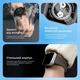 Смарт-годинник AMOLED 1.85", Bluetooth дзвінки, моніторинг здоров'я, 1ATM Proove Moment, чорний - зображення 6