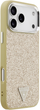 Etui plecki Guess Glitter Triangle Logo MagSafe do Apple iPhone 17 Pro Max Gold (3666339557454) - obraz 4