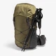 Туристичний Рюкзак QUECHUA MH900 38л 60х28х23см Хакі Сумісні з Питною Системою - зображення 5