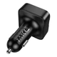 Автомобільний зарядний пристрій Hoco E87 USB/Type-C 35W c дисплеєм та FM-модулятором black - зображення 4