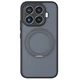 Защитный чехол Deexe Matte Skin Kickstand with MagSafe для Xiaomi 17T Pro - Transparent Black - изображение 2