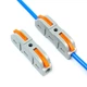 Набір 50 шт. клем прохідних типу WAGO 1 на 1 провід 0.08–4 мм²/12–28AWG 32А 250В важільний затискач - зображення 12
