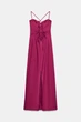 Сукня міді на бретельках Zara 2705/723 XS Пурпуровий (02705723123XS) - изображение 8