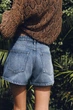 Шорти z1975 mom fit із високою посадкою Zara 4083/036 L/40 Сині (0408303640740) - зображення 6
