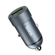 Автомобільний зарядний пристрій HOCO Z32 Speed Up single port QC3.0 car charger 18W Metal Gray (6931474711564) - изображение 1