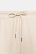 Штани з інтерлоку з вареним ефектом Zara 4424/153 S Бежеві (04424153712S) - изображение 7