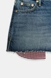 Шорти z1975 mom fit з необробленим краєм Zara 4083/039 M/38 Сині (0408303940738) - зображення 10