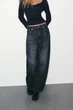 Джинси trf baggy barrel із середньою посадкою Zara 3607/240 XXS/32 Сині (0360724040132) - изображение 1