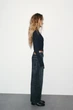 Джинси trf baggy barrel із середньою посадкою Zara 3607/240 XXS/32 Сині (0360724040132) - изображение 5