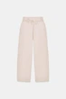 Штани з щільної бавовни wide leg Zara 4174/043 L Бкжеві (04174043736L) - изображение 4
