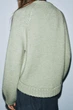 Трикотажний светр з асиметричним низом Zara 6771/003 M Зелений (06771003982М) - зображення 5