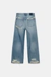 Джинси trf boyfriend з середньою посадкою та подертостями Zara 4365/010 XXL/44 Сині (0436501040044) - изображение 8