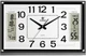 Часы настенные POWER Clock Bawang с календарем и влажностью, 60х39см - изображение 1