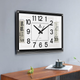 Часы настенные POWER Clock Bawang с календарем и влажностью, 60х39см - изображение 6