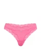 Трусики стринги Cotton Lace-Waist Thong Victoria's Secret розовый-микс L - изображение 3