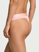 Трусики стринги Logo Cotton Thong Victoria's Secret розовый XS - изображение 2