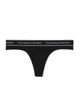 Трусики стрінги Logo Cotton Thong Victoria's Secret чорний M - зображення 3
