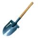 Лопата саперная с деревянной ручкой 235×175×640мм 0.72кг с чехлом GRAD (5049985) - изображение 1