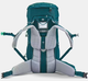 Детский Туристический (Походный) Рюкзак QUECHUA MH500 40л + 10л 64 х 26 х 30см Зеленый Совместимые с Питьевой Системой - изображение 6