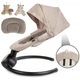 Укачивающий центр качели Kidwell REVE Beige gold для новорожденных детей электронные качели шезлонг для младенцев детские качели для малышей от рождения - изображение 10