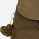 Рюкзак жіночий тканинний вміщує формат А4 Kipling KPK156351NA1001 Коричневий (800070353275) - зображення 6