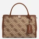 Сумка шопер жіноча тканинна Guess HWJG9755070-LTL Коричнева (800070360371) - зображення 1