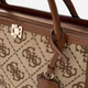 Сумка шопер жіноча тканинна Guess HWJG9755070-LTL Коричнева (800070360371) - зображення 7