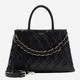Сумка крос-боді через плече жіноча зі штучної шкіри середня Guess HWQG9733060-BLA Чорна (800070360380) - зображення 5
