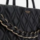 Сумка крос-боді через плече жіноча зі штучної шкіри середня Guess HWQG9733060-BLA Чорна (800070360380) - зображення 7