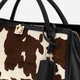 Сумка жіноча зі штучної шкіри середня Guess HWRG9734060-CWE Бежевий/Коричневий (800070360381) - зображення 5