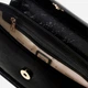 Сумка багет седло женская из искусственной кожи средняя Guess HWTC9731190-BLA Черная (800070360386) - изображение 3