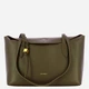 Torebka shopper damska skórzana Coccinelle E1VCA110101-W25 Khaki (800070363598) - obraz 1