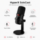Микрофон проводной HyperX SoloCast USB-C конденсаторный 2 м 20000 Гц Black (4P5P8AA) - изображение 1