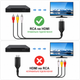 Кабель-конвертор AV RCA (тюльпан) to HDMI Wiistar micro 45636 - изображение 5