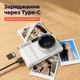 Цифровая камера Z06 поворотным экраном 180°, автофокусом, Full HD 1080P, 8× зум Белая - изображение 7