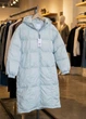 Жіночий пуховик з капюшоном Number Nine DW-014 42 Блакитний - зображення 9
