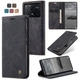 Чехол-книжка CaseMe из нубука для Xiaomi Poco X6 Pro 5G Чёрный - изображение 6