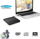 Внешний DVD-RW дисковод USB 3.0 + Type-C для ноутбука и ПК | CD/DVD привод, запись и чтение, Plug&Play - изображение 4