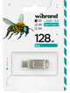 Флеш-накопичувач Wibrand USB 3.2 Gen1 Bee 128GB USB Type-A/USB Type-C Silver - изображение 5